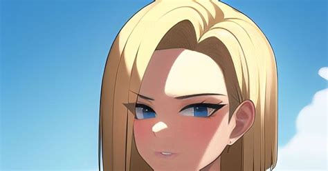 android 18 in a bikini